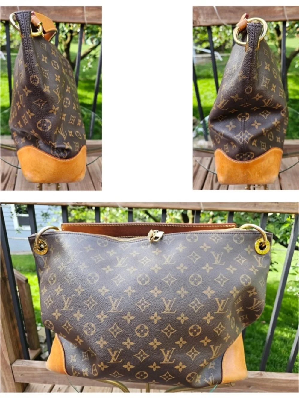 Louis Vuitton Monogram Canvas Berri MM